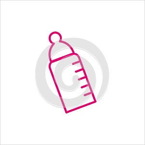 baby pacifier icon, vector, illustration